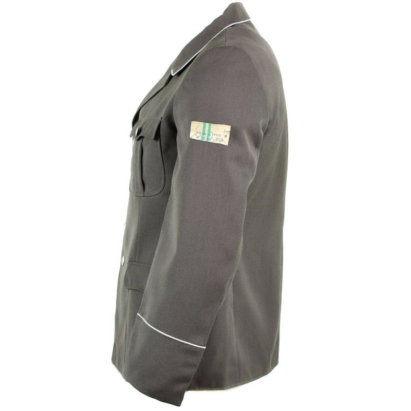 Veste de costume d'officier de l'armée allemande NVA originale uniforme militaire gris NEUF