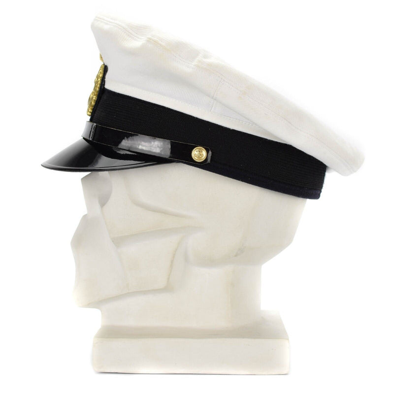 Casquette originale BW pour officiers de l'armée allemande, chapeau à visière pour marine, marine