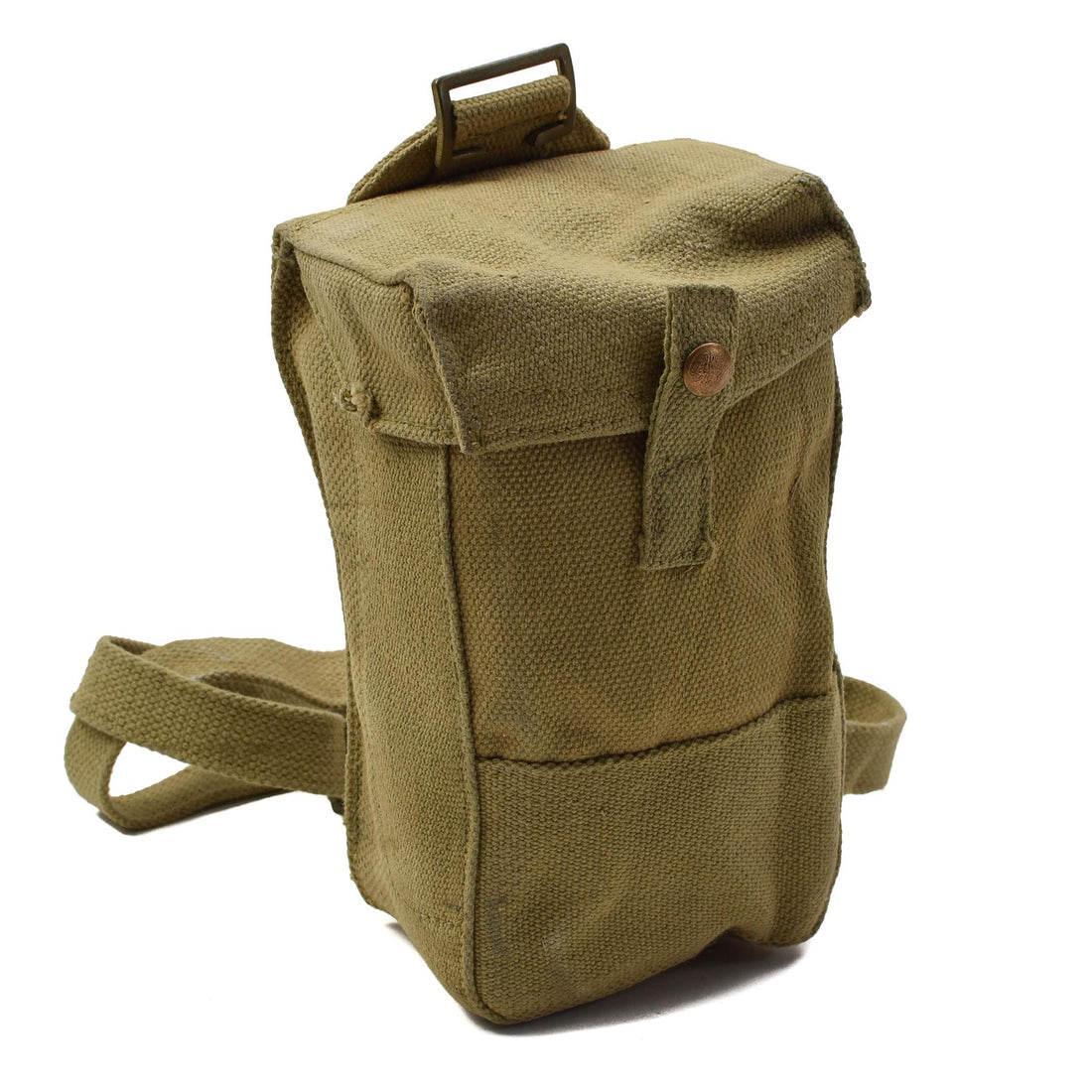 Kit ceinture pochette chargeur M37 militaire britannique original motif toile kaki