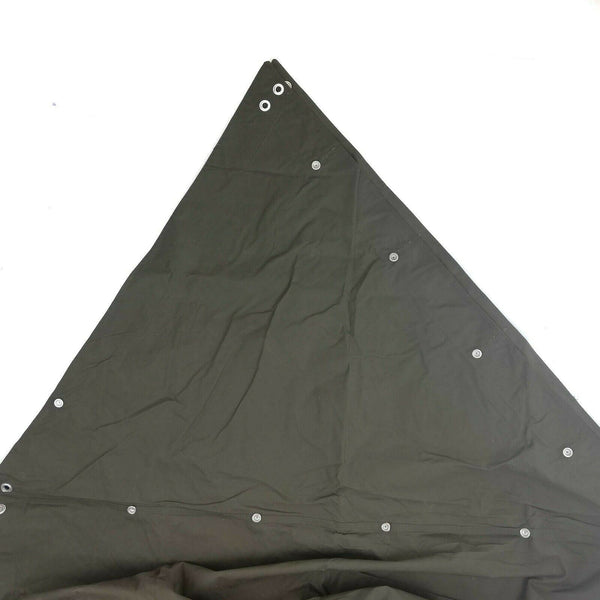 Poncho demi-zeltbahn d'origine de l'armée suédoise Olive surplus