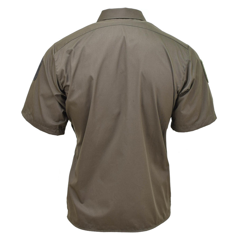 Chemise de combat légère originale de l'armée autrichienne M65 à manches courtes Olive BDU NEUF