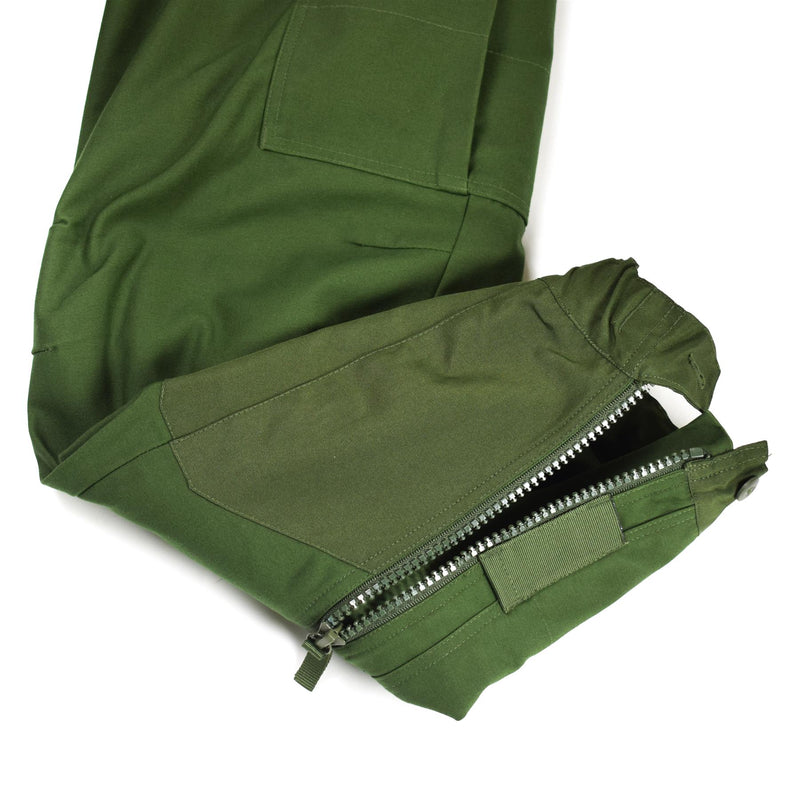 Pantalon de tanker thermique suédois authentique m90 Pantalon BDU olive avec bretelles NEUF
