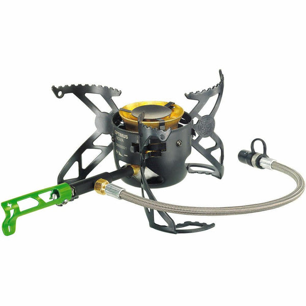 Réchaud OPTIMUS NOVA Multi-combustibles Expedition Compact Léger Base Camp Woods