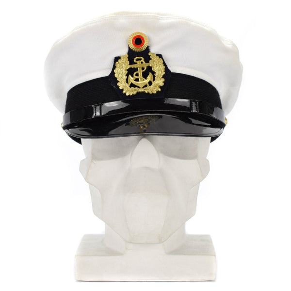 Casquette originale BW pour officiers de l'armée allemande, chapeau à visière pour marine, marine