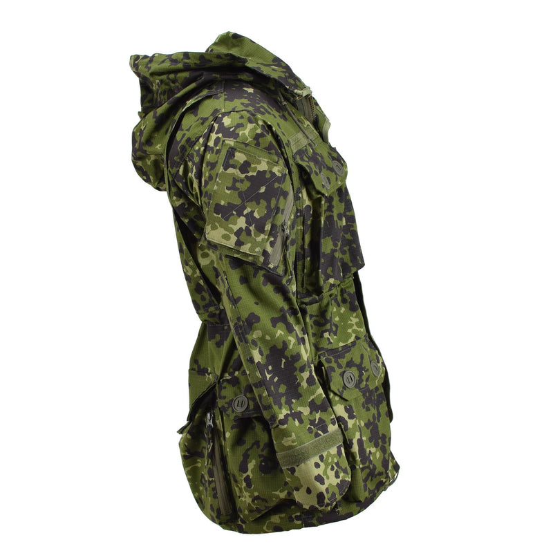 Veste de style militaire danoise de marque TACGEAR, ripstop, camouflage commando M84
