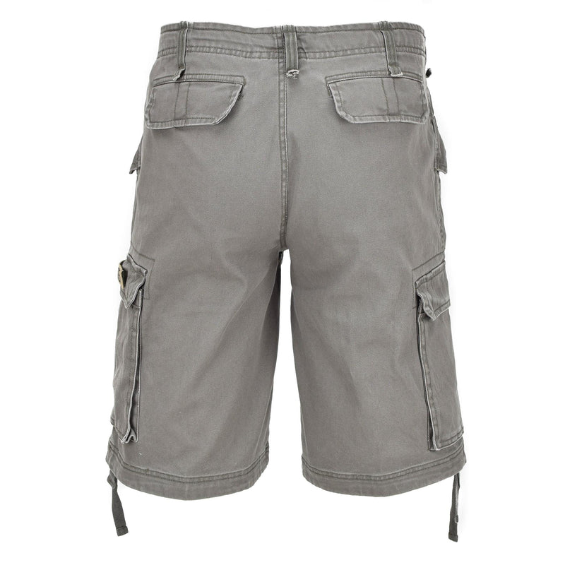 Short cargo de parachutiste en moleskine prélavé de style militaire de marque Mil-Tec