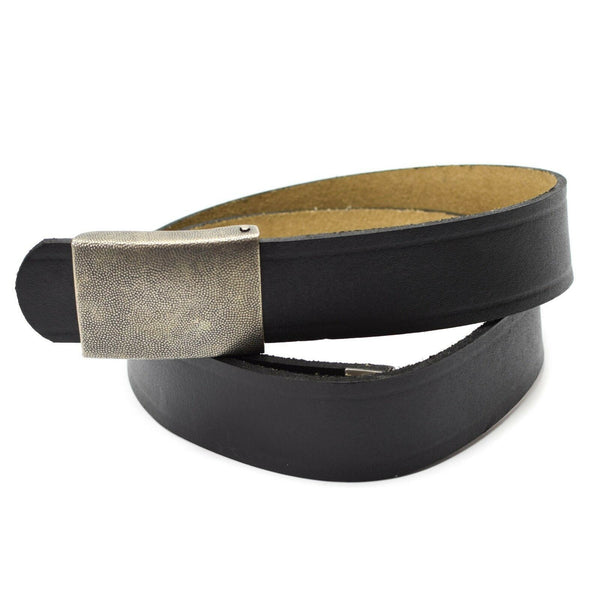 Véritable ceinture en cuir véritable noir de l'armée allemande, pantalon militaire BW