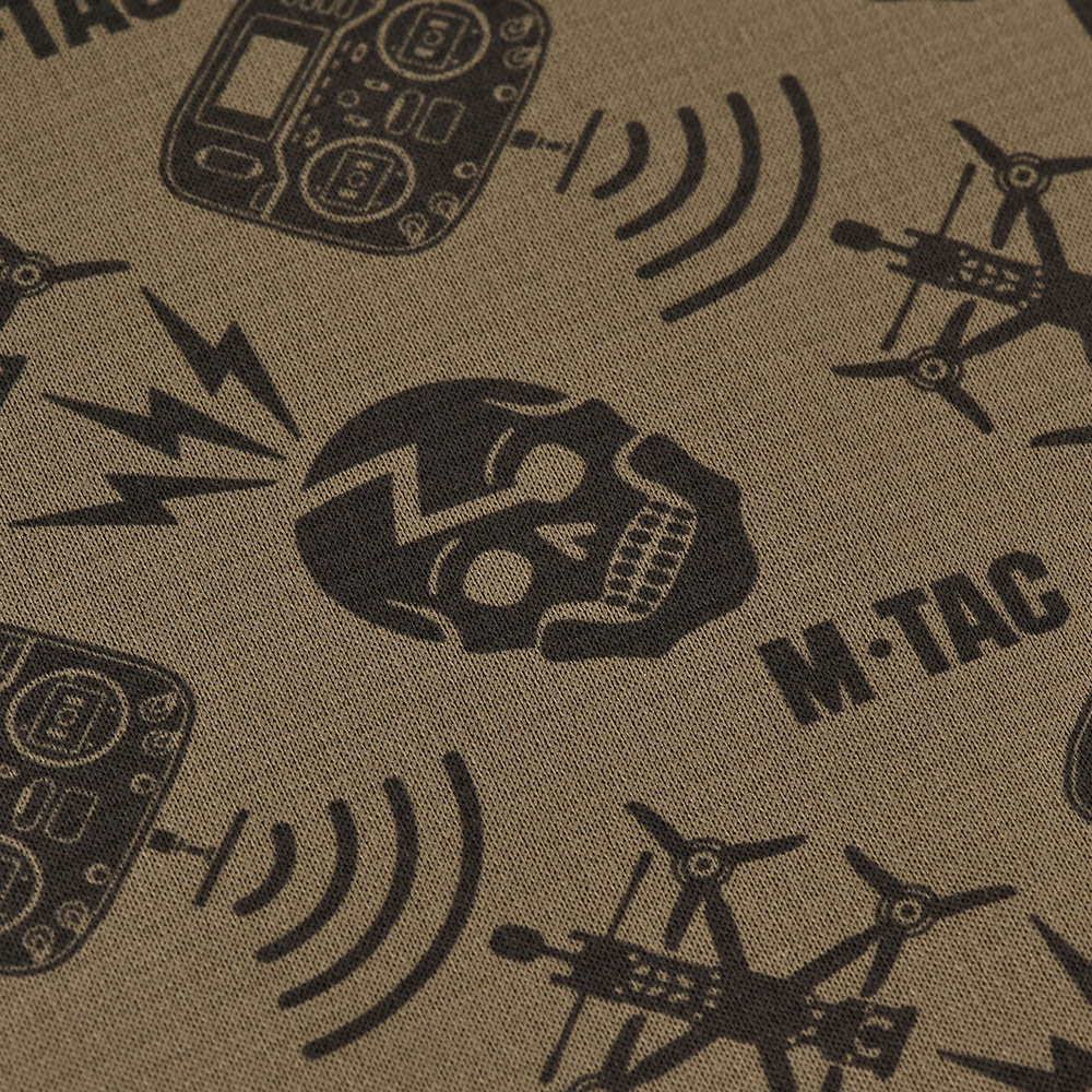 M-TAC Micropolaire Cache-Cou Drone Modèle Tactique Écharpe Extérieure Tan