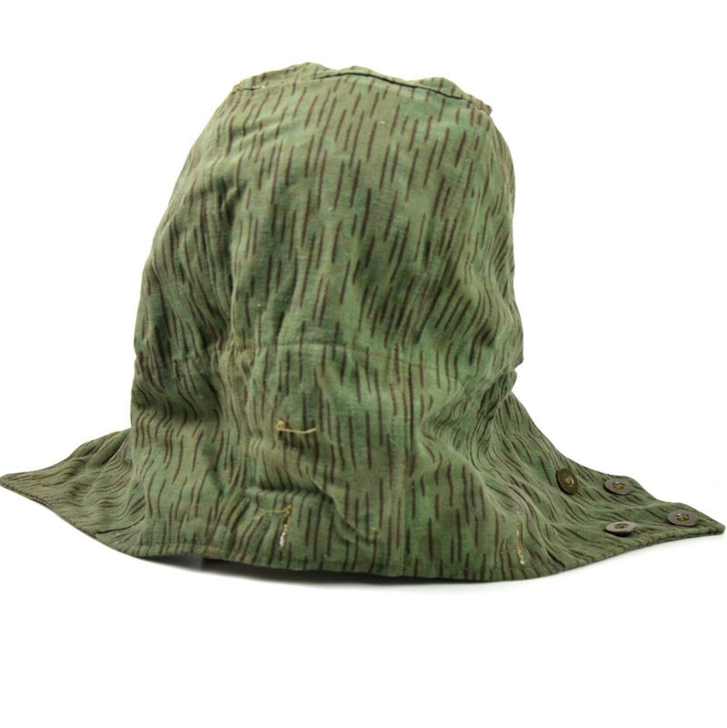 Capuche originale de l'armée tchèque CZ M60. Veste militaire camouflage à capuche