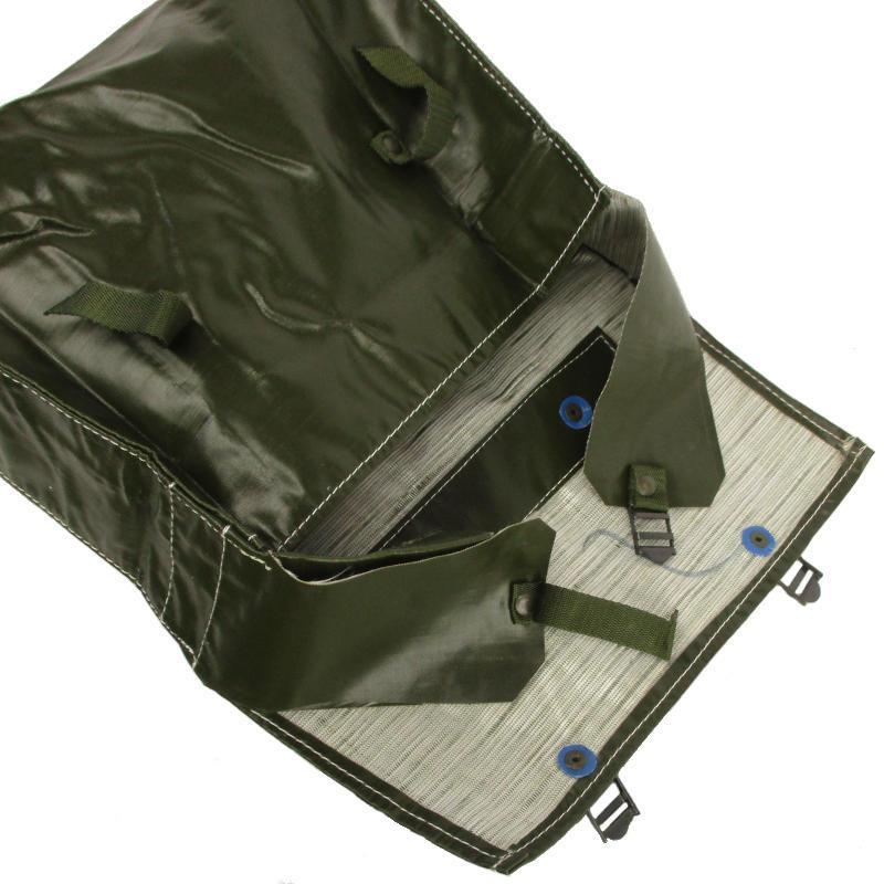 Sac à pain militaire en vinyle d'origine de l'armée tchèque M85, équipement général, bandoulière NEUF