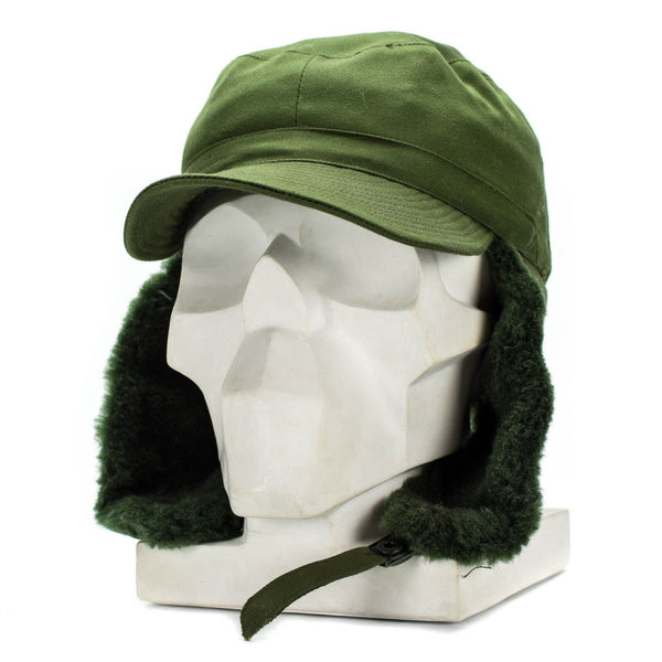 Casquette de combat d'hiver verte M59 de l'armée suédoise d'origine suédoise NEUF