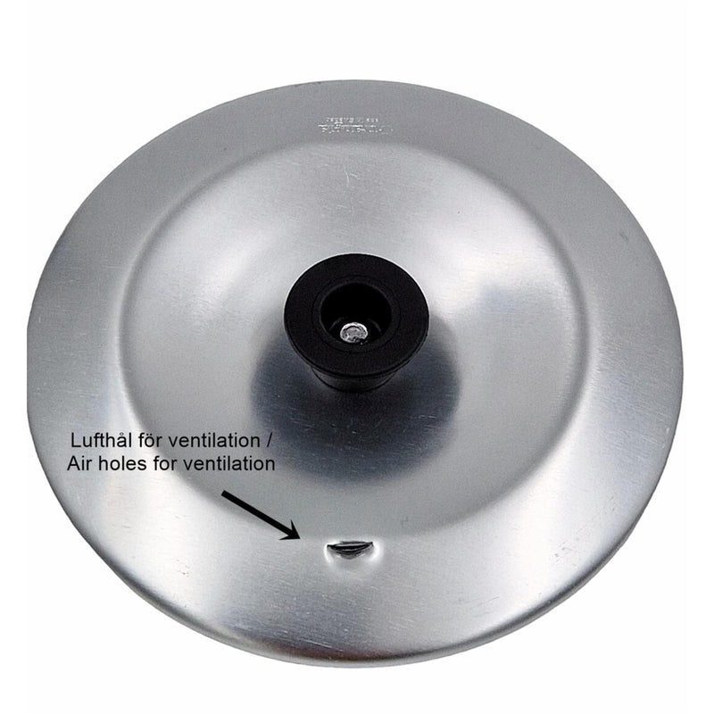 Bouilloire Trangia avec couvercle et poignée pliable en aluminium de 0,9 L pour la randonnée