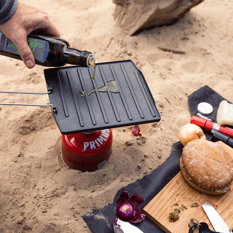 Plaque de cuisson Primus CampFire pour camping, randonnée, poêle à griller, revêtement en céramique