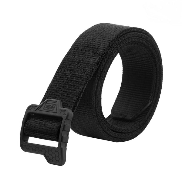 Ceinture de combat tactique militaire M-TAC en toile avec boucle à dégagement rapide durable Noir