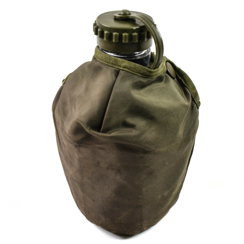 Bouteille d'eau à boire originale de l'armée autrichienne, pochette pour cantine militaire