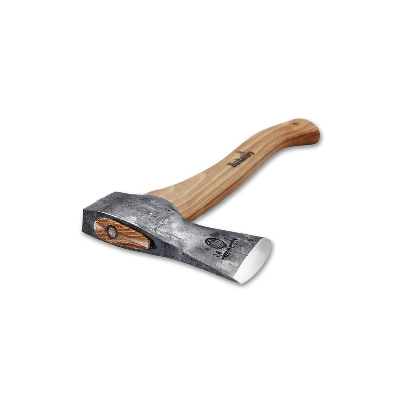 HULTAFORS Hultan hache de jardinage en acier au carbone, hachette tranchante comme un rasoir, manche en hickory