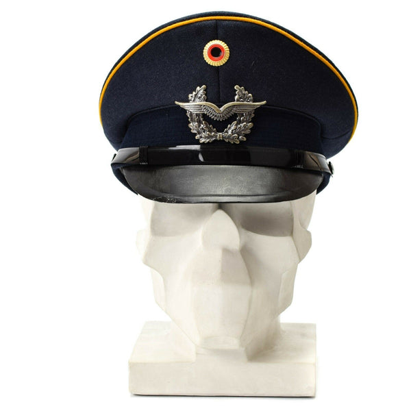 Casquette visière authentique de l'armée allemande. Casquette militaire à visière des forces aériennes luftware NEUF