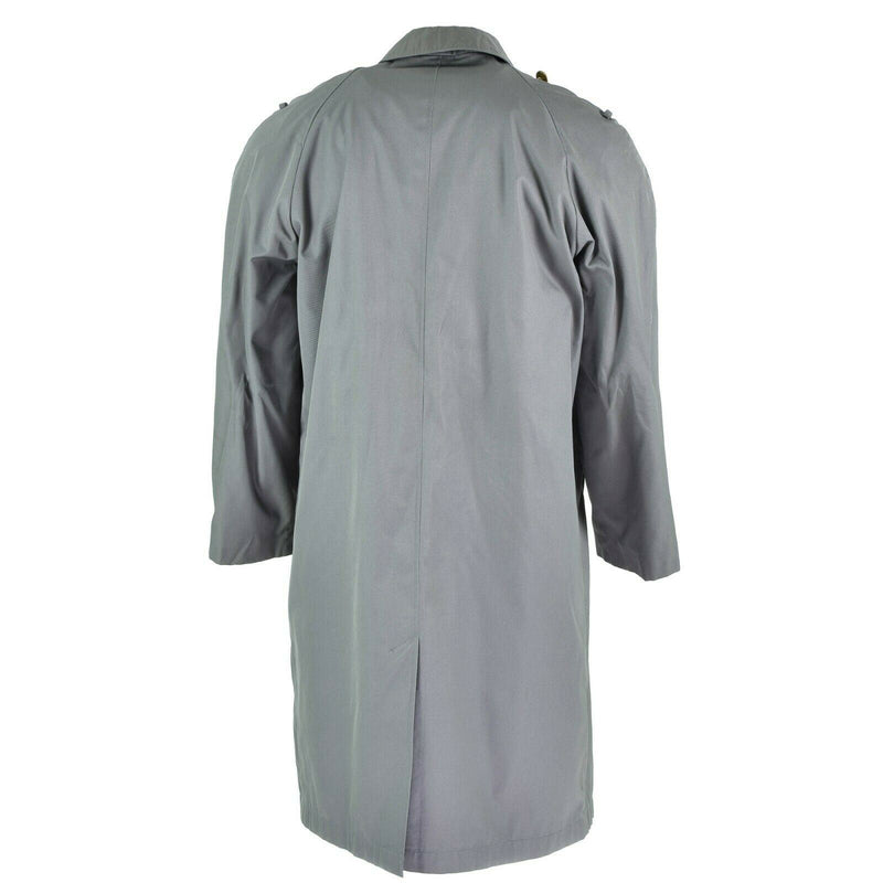 Véritable manteau de l'armée autrichienne, trench-coat militaire, veste longue grise
