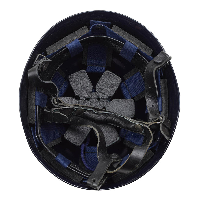 Véritable casque tactique militaire français MP Blue F1 équipement de combat vintage NEUF