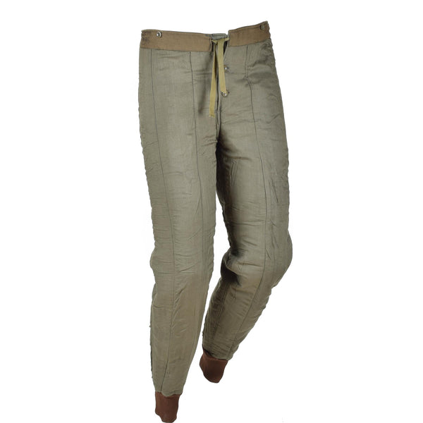 Pantalon de doublure authentique de l'armée tchèque M60 Pantalon thermique de doublure surplus militaire NEUF