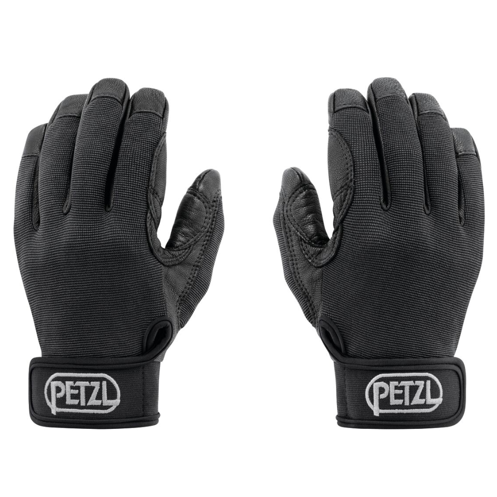 Petzl CORDEX Gants de rappel d'assurage Corde en cuir Travail Escalade Tactique Noir