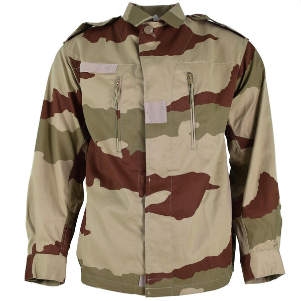 Véritable veste F2 de l'armée française camouflage désert, excédent militaire français