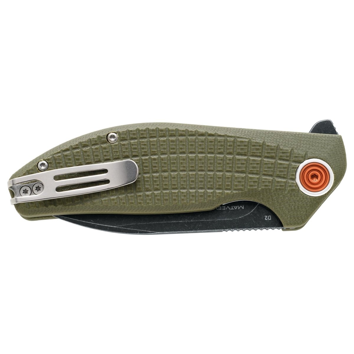 Fox Knives ACUTUS BF-764 OD couteau de poche pliant lame en acier inoxydable D2