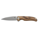 Fox Knives ARGUS Couteau de poche pliant Drop Point 59-61 HRC Acier inoxydable D2