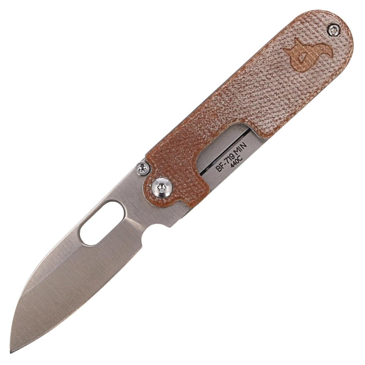 Fox Knives BEAN GEN2 couteau de poche pliant manche Micarta acier inoxydable 440C