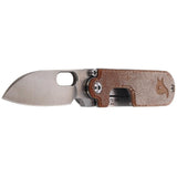Fox Knives BEAN GEN2 couteau de poche pliant manche Micarta acier inoxydable 440C
