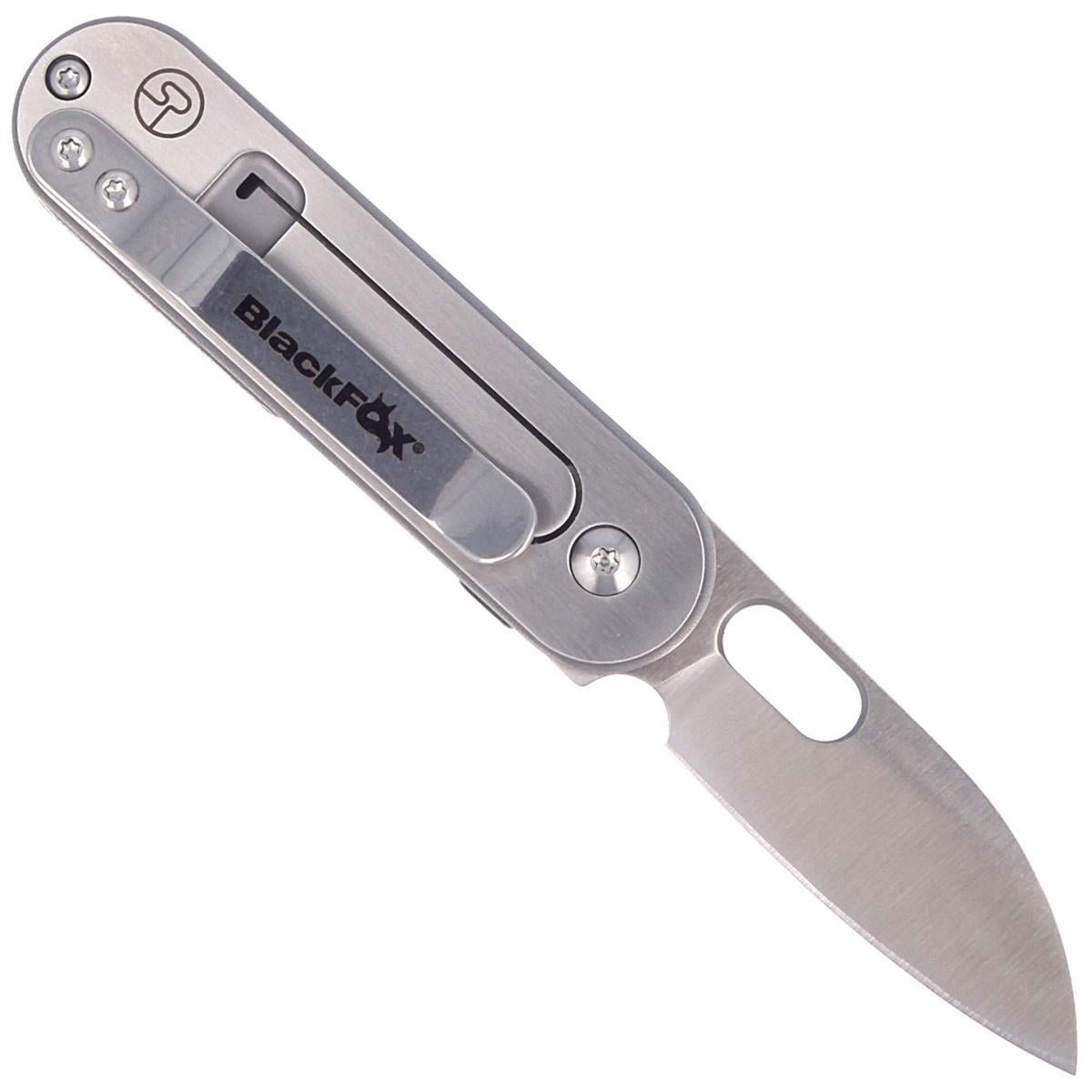 Couteau de poche pliant Fox Knives Brand BEAN GEN2 en acier inoxydable 440C enduit satiné