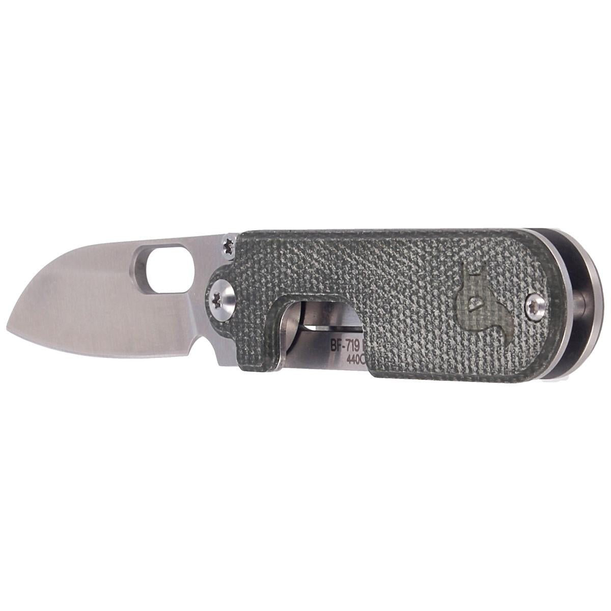 Couteau de poche pliant Fox Knives Brand BEAN GEN2 en acier inoxydable 440C enduit satiné