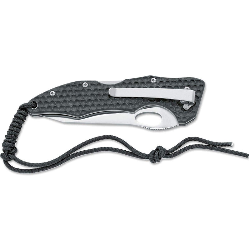 Fox Knives Brand folding knife satin coated 440 stainless steel blade G10 handle - GoMilitar