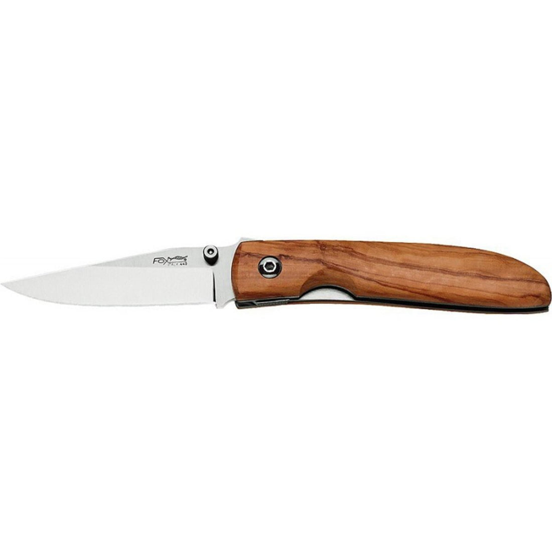 Couteau pliant Fox Knives Brand Italy en acier inoxydable 440C manche en bois d'olivier