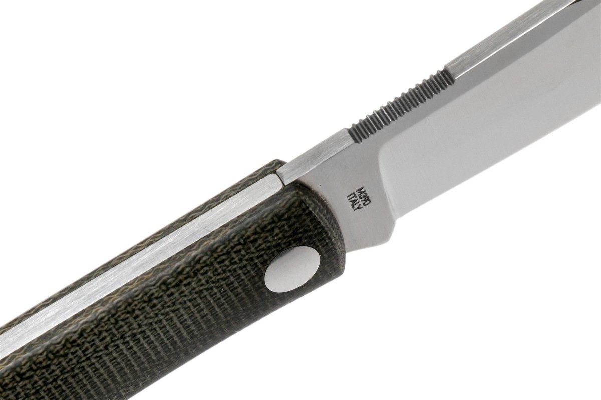 Couteau pliant Fox Knives Brand Italy Livri en acier inoxydable M390 Green Micarta