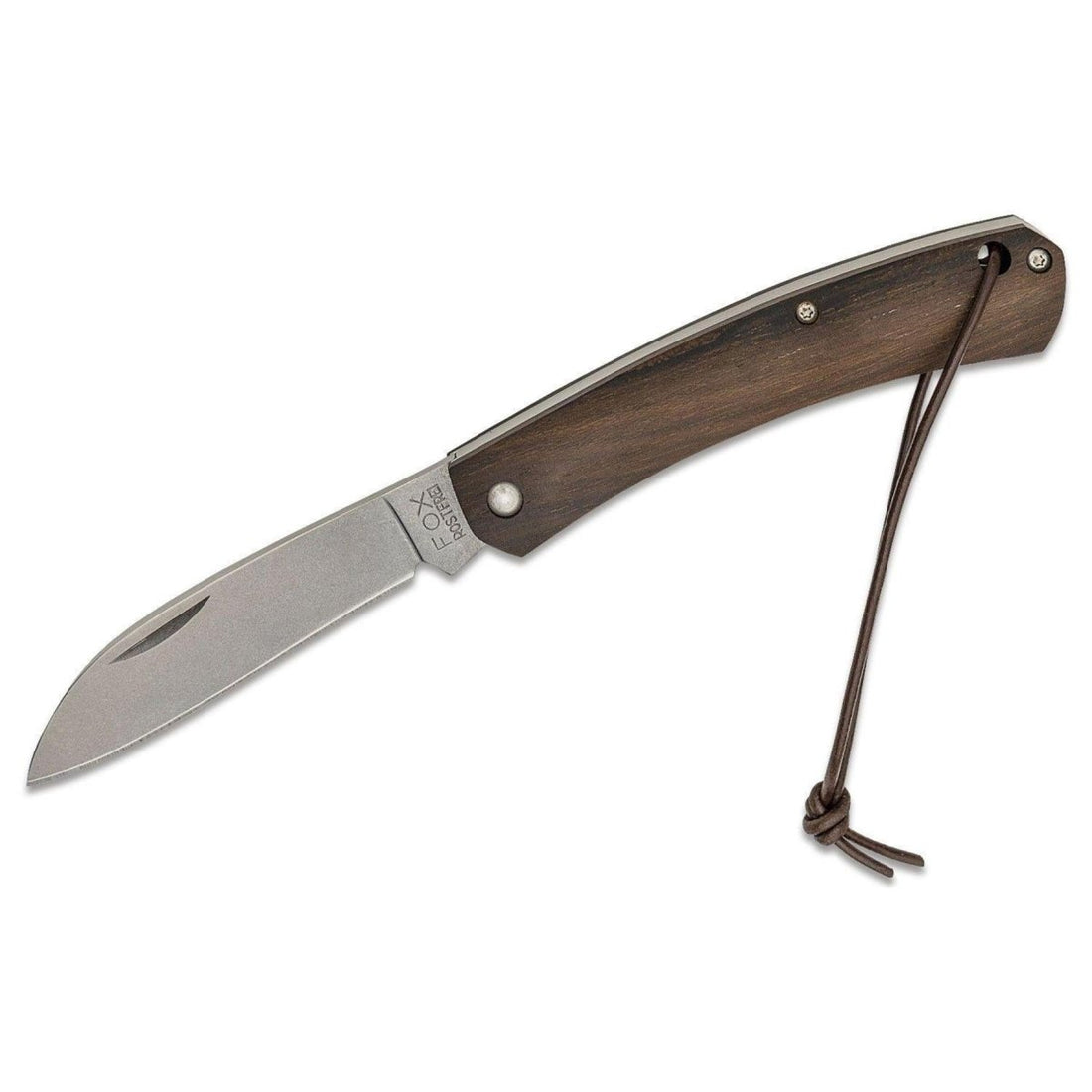 Fox Knives Brand Italy Couteau pliant Sailing en acier inoxydable, manche en bois de ziricote