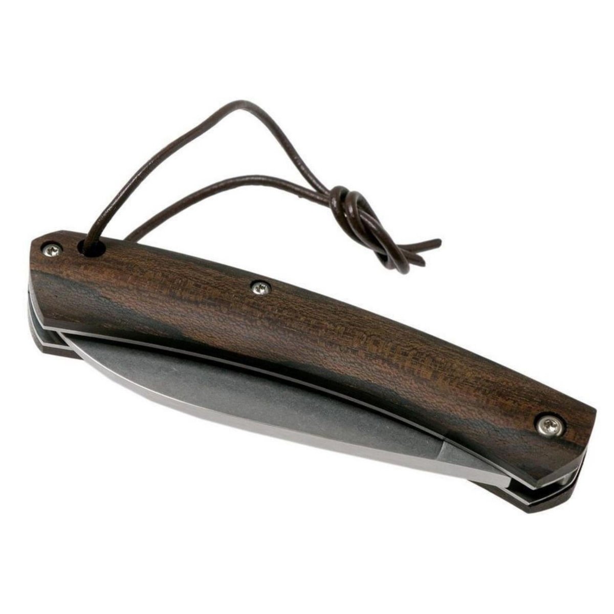 Fox Knives Brand Italy Couteau pliant Sailing en acier inoxydable, manche en bois de ziricote