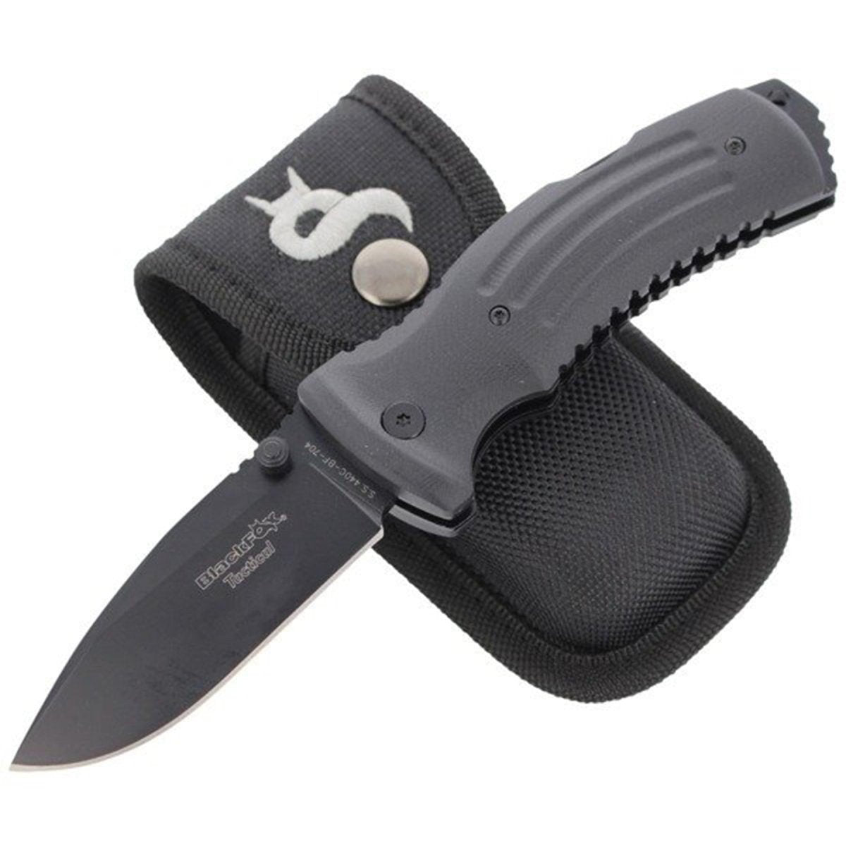 Couteau pliant Fox Knives Brand KUMA manche en acier inoxydable 440 G10 revêtu de titane