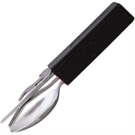 Fox Knives ensemble de couverts de camping 420C cuillère fourchette couteau en acier inoxydable multicolore - GoMilitar