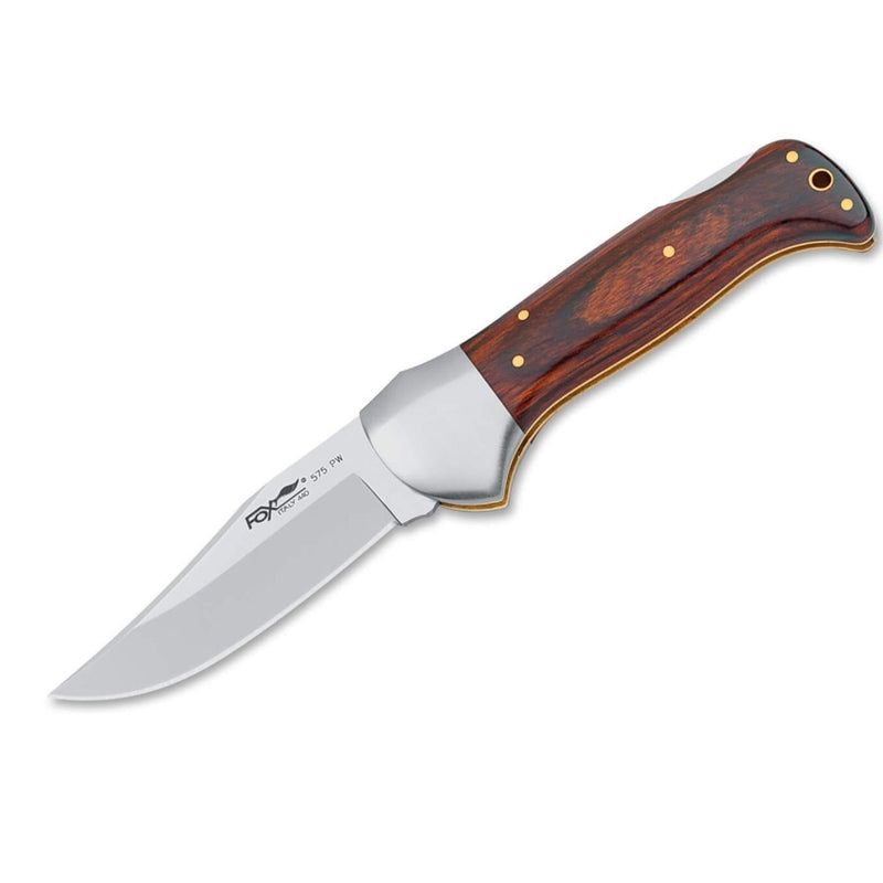 Fox Knives FOREST folding pocket knife hunting camping tool pakkawood handle - GoMilitar
