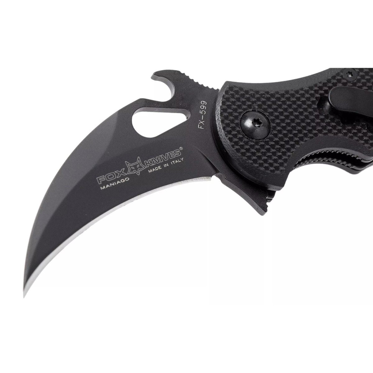 Fox Knives FX-599 FKMD mini couteau karambit pliant Bohler N690Co lame en acier