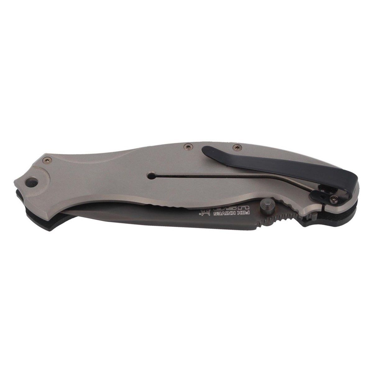 Fox Knives HAVOC couteau pliant lame à point tombant cadre en titane serrure acier N690Co