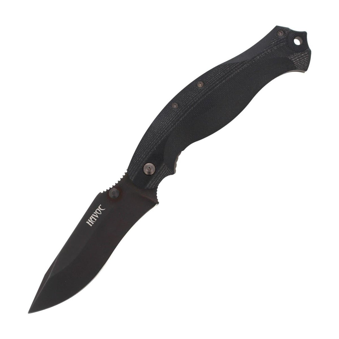 Fox Knives HAVOC couteau de poche Titanium Frame Lock couteau pliant manche G10 noir