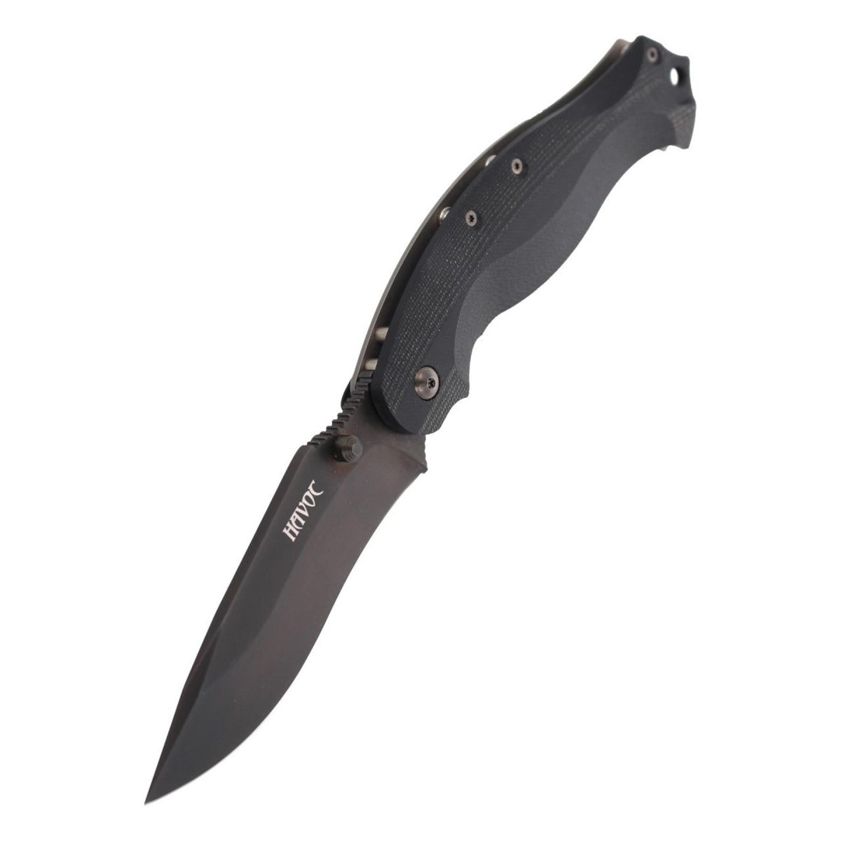 Fox Knives HAVOC couteau de poche Titanium Frame Lock couteau pliant manche G10 noir