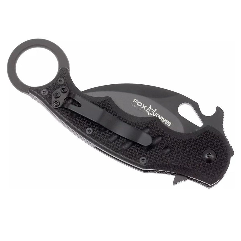 Fox Knives Karambit FX - 479 folding mini knife N690C steel black hydroglider blade - GoMilitar