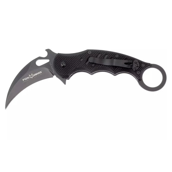 Fox Knives Karambit FX - 479 folding mini knife N690C steel black hydroglider blade - GoMilitar