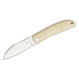 Fox Knives LIVRI Couteau de poche pliant 61 HRC M390 acier forme pied de mouton micarta