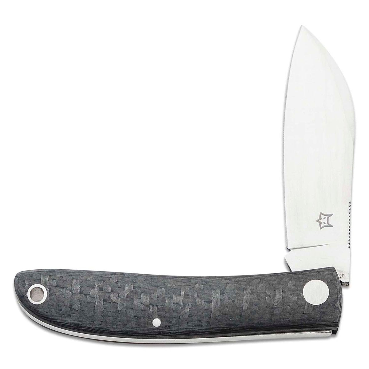 Fox Knives LIVRI Couteau de poche pliant forme Pied de Mouton 61 HRC M390 acier carbone