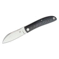 Fox Knives LIVRI Couteau de poche pliant forme Pied de Mouton 61 HRC M390 acier carbone