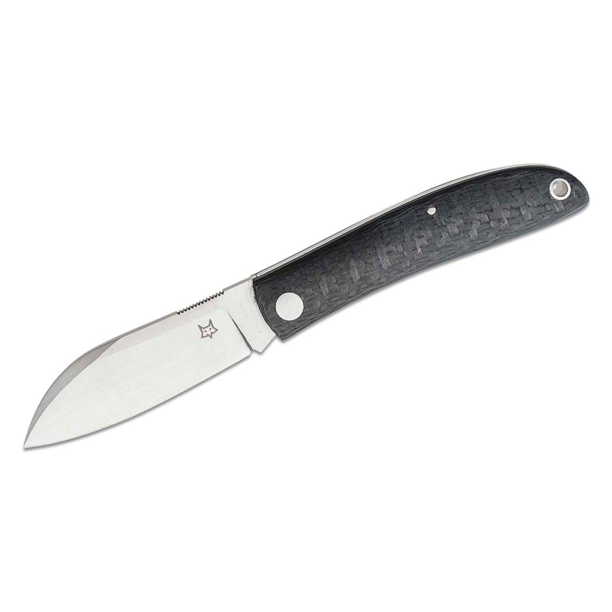 Fox Knives LIVRI Couteau de poche pliant forme Pied de Mouton 61 HRC M390 acier carbone